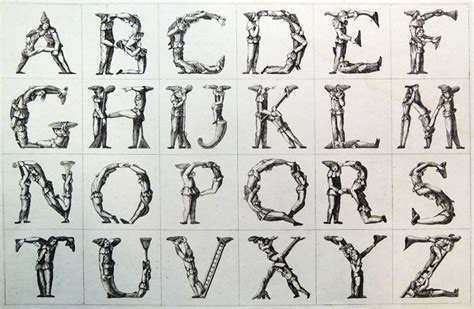 The Human Alphabet The Public Domain Review