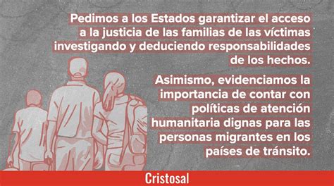 Cristosal on Twitter La migración en Centroamérica requiere una