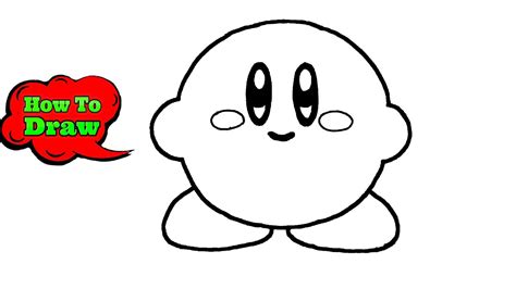 Learn How To Draw Kirby Step By Step Kirby Drawing Tutorial For