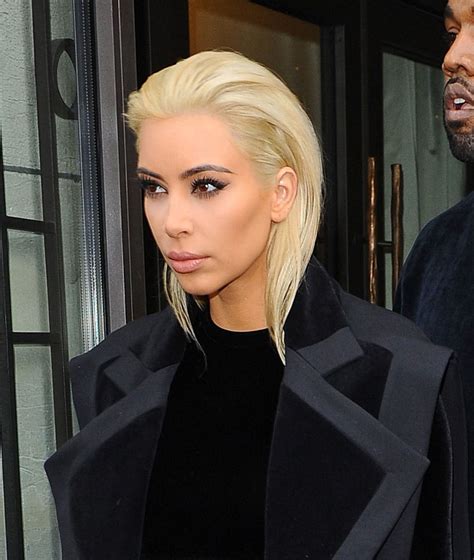 Kim Kardashian New Blonde Hair