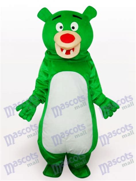 Green Bear Anime Mascot Funny Costume