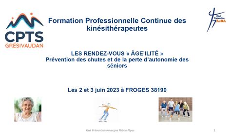 Formation Prévention des chutes et de la perte d autonomie des séniors