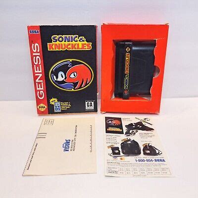 Sonic Knuckles Sega Genesis No Manual Tested Read