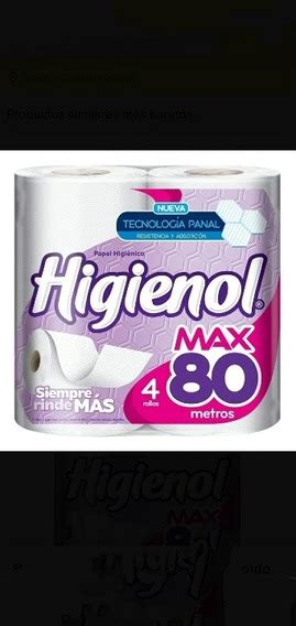 Papel Higienico Higienol Max 80 Metros Mercadolibre 📦