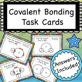 Covalent Bonding Task Cards By Science House Tpt