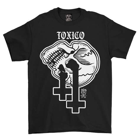 Skull Cross Tee Toxico Clothing