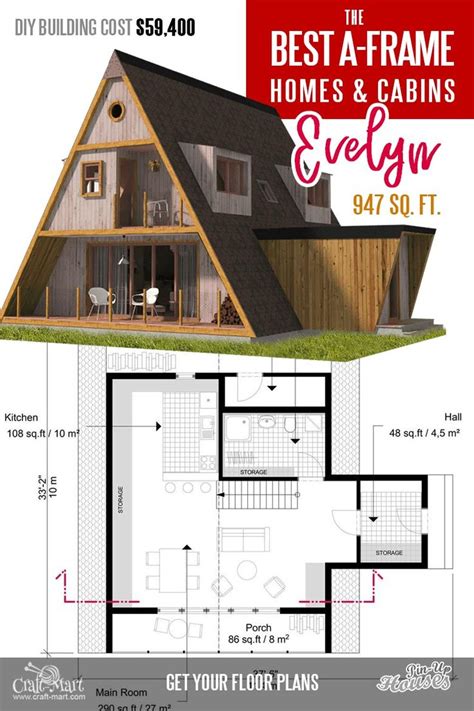 Cool A Frame Tiny House Plans Plus Tiny Cabins And Sheds A Frame