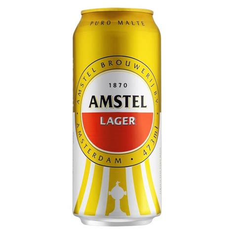 Cerveja Lager Puro Malte Amstel Lata 473ml Supermercado Preço Bom Plus