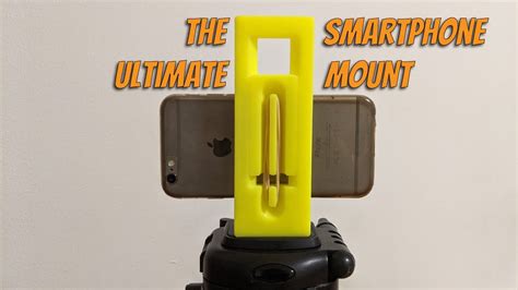 Want To Use Your Smartphone With A Tripod 3d Print Your Own Mount For