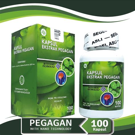 Kapsul Extra Pegagan Isi 100 Kapsul Original Lazada Indonesia