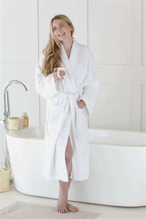 100 Egyptian Cotton Terry Towel Dressing Gown Towelling Bathrobe Bed