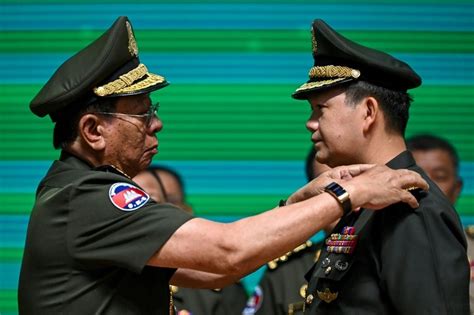 Cambodia PM Hun Sen S Son Becomes Four Star General