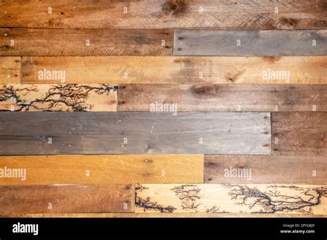 Background Repurposed Wood Planks A Few Have Unusual Fractal