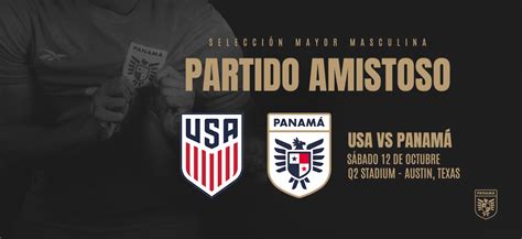 Panamá jugará partido amistoso ante USA en la fecha FIFA de octubre