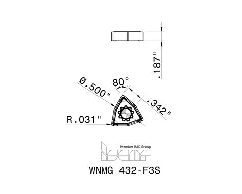 ISCAR Cutting Tools Metal Working Tools WNMG F3S 3340894 WNMG