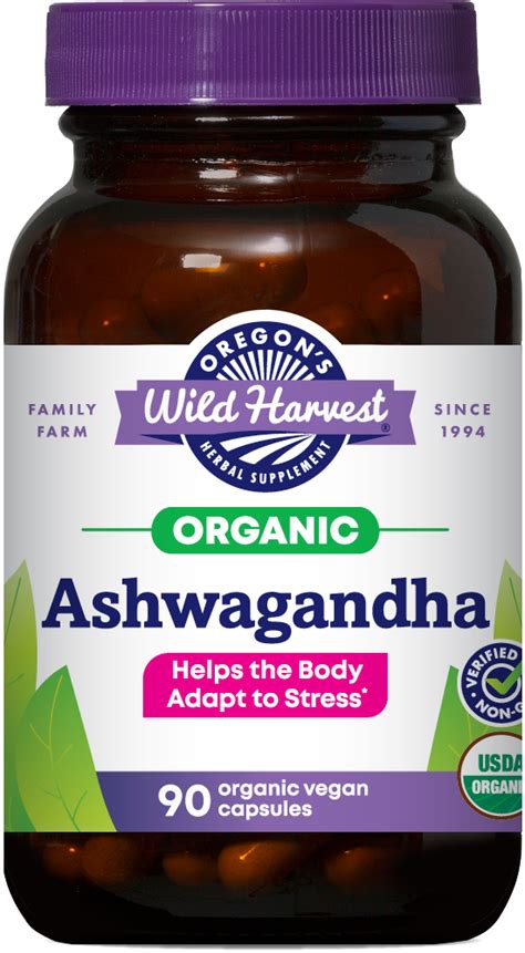 Organic Ashwagandha Capsules | Oregon's Wild Harvest