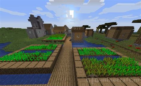 Village by the swamp seed for Minecraft 1.17.1/1.16.5/1.15.2/1.14.4/1.13.2