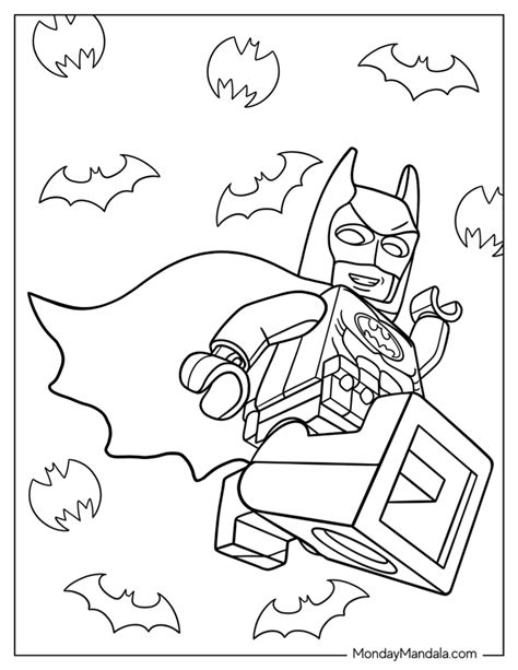 30 Lego Batman Coloring Pages (Free PDF Printables)