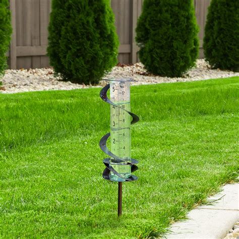 La Crosse Technology Helix Garden Metal Rain Gauge And Reviews Wayfair