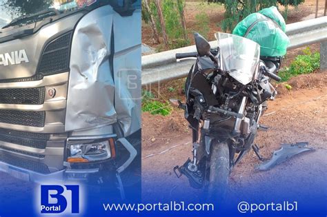 Motociclista Morre Após Colidir Contra Carreta Na Br 135 Em Monte Alegre