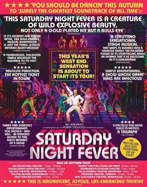 Grand Opera House Saturday Night Fever Lovebelfast