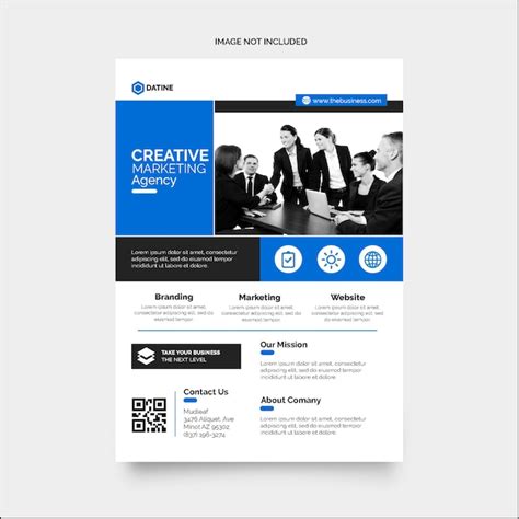 Premium Vector High Creative Business Marketing Corporate Flyer