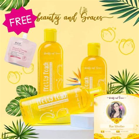 Free Hand Cream Pc Pretty Peach Feminine Wash With Sunflower Oil