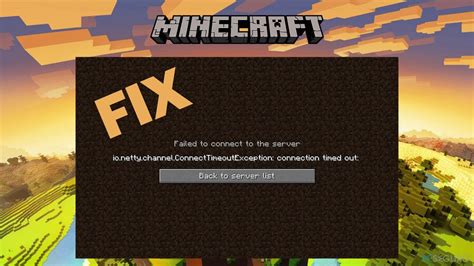 Cómo solucionar el error de conexión de Minecraft io netty channel