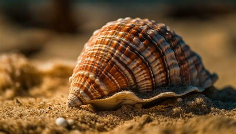 Sea Life Collection Shells Starfish And Scallops Generated By Ai