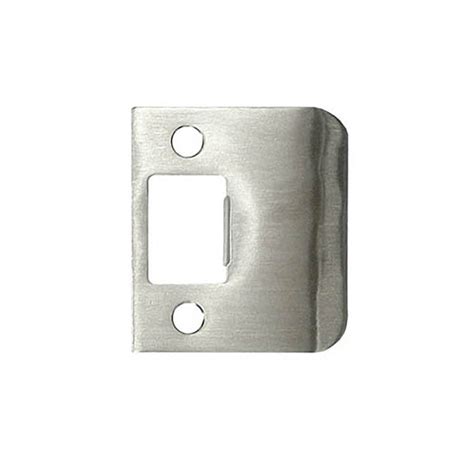 Don Jo Stainless Steel Entry Door Standard Latch Strike Plate At