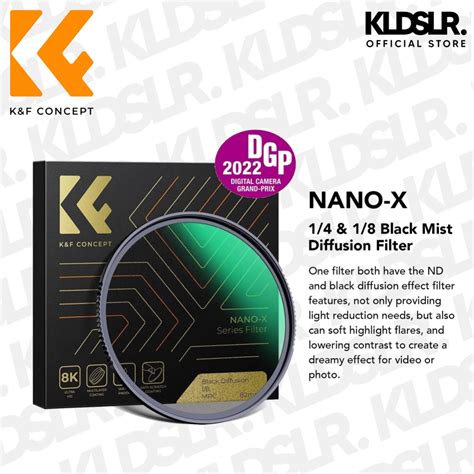 K F Concept Nano X Black Mist Diffusion Special Effect Soft