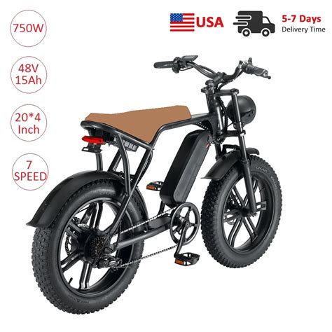 Jansno X Electric Bike For Adults Moped Fat Tire Ebike