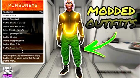 GTA Online How To Get A Modded Green Jogger And Tron Top Outfit GTA