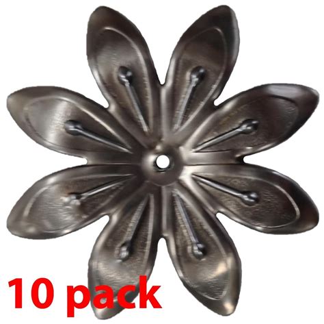 Metal Stampings Pressed Stamped Steel Flowers Petals Plants 020