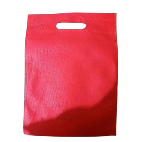 Red D Cut Non Woven Bag At Rs Piece Non Woven D Cut Bag In Kolkata