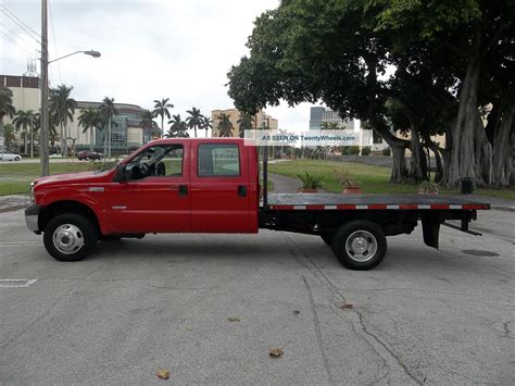 2005 Ford F350 Crewcab 12 Flatbed 4x4 Superduty Florida