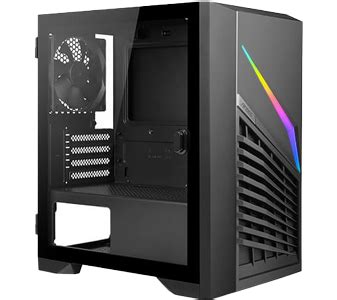 Antec Dp M Atx Mini Tower Tempered Glass Pc Gaming Case Ln