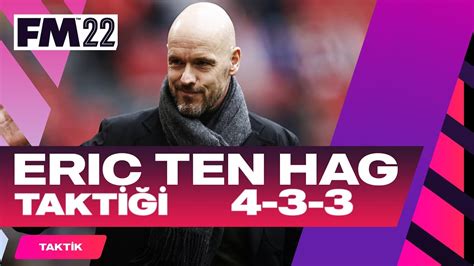 FM 22 Taktik Rehberi 5 Eric Ten Hag Taktiği 4 3 3 YouTube