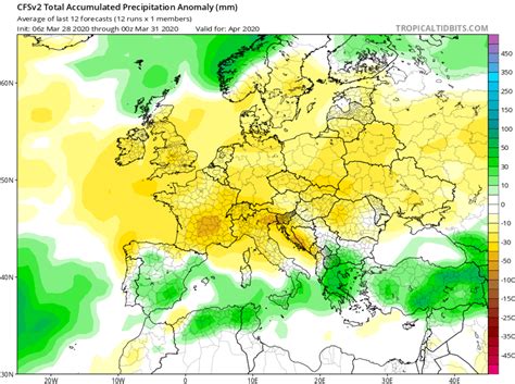 Pogoda długoterminowa na kwiecień 2020 Temperatura nieznacznie powyżej