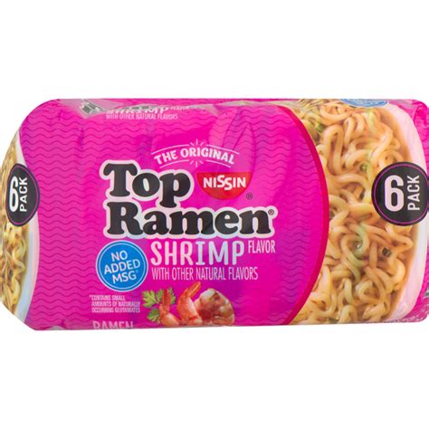 Save On Nissin Top Ramen Noodle Soup Shrimp Flavor Ct Order Online