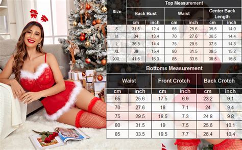 Avidlove Womens Christmas Lingerie Holiday Babydoll Lingerie Lace Santa