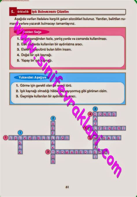 S N F Fen Ve Teknoloji Doku Yay Nlar Al Ma Kitab Sayfa