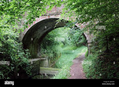 Bridge Over The Thames And Severn Canal In The English Countryside In