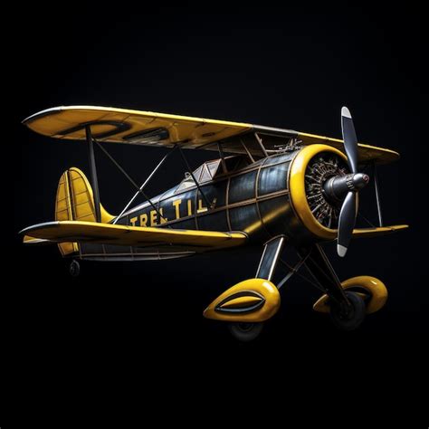 Premium Ai Image Aircraft Vector Black