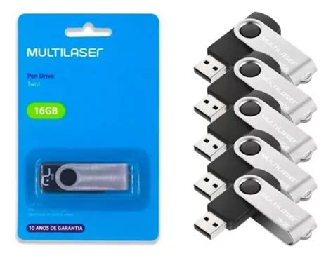 Kit Un Pendrive Multilaser Twist Pd Bu Gb Frete Gr Tis