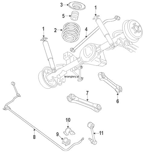 Wahacz Tylny G Rny Mopar Jeep Wrangler Jk