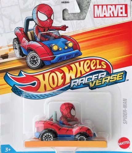 Figura Hot Wheels Racer Verse Spiderman Envío Gratis