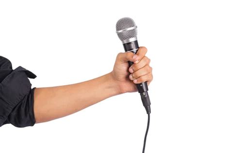 Holding Microphone Stock Photos Royalty Free Holding Microphone Images