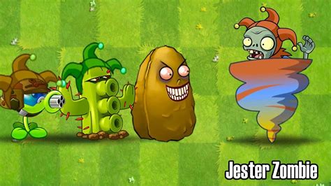 PvZ 2 Challenge All Plants Vs Jester Zombie Who S Best YouTube