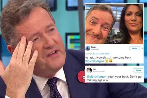 Piers Morgan Fans Celebrate His Return To Good Morning Britain After